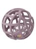 Cyummut Silicone Ball First Educational Baby Ball (Ash Pink, Rattle)