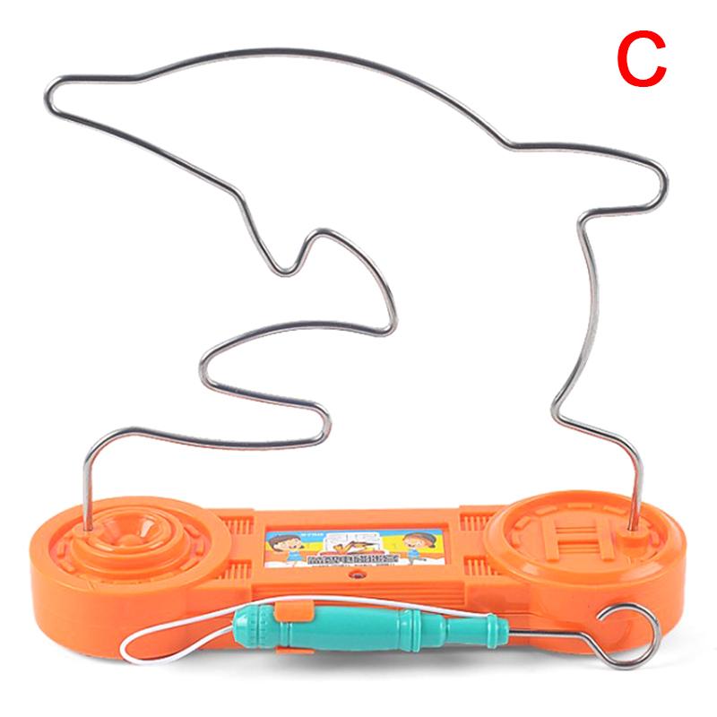 Kids Collision Electric Shock Touch Maze Game Party Funny Science Experiment Toy