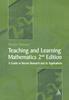 The Teaching and Learning Mathematics : A Teacher's Guide To Recent Research and Its Application Book