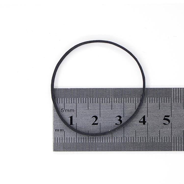 Высокоэластичные черные резинки - прочные, устойчивые к выцветанию, кольца из вьетнамской коровьей резины