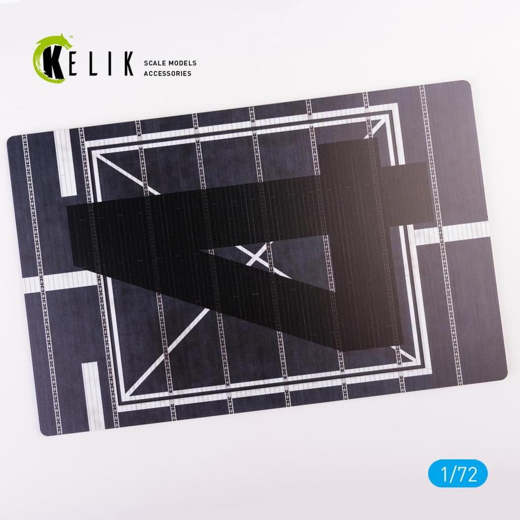 Reskit Американская палуба USS Ranger 1943 года, подставка для демонстрации 280 x 180 мм, RSKKS72056 1/72 CV-4