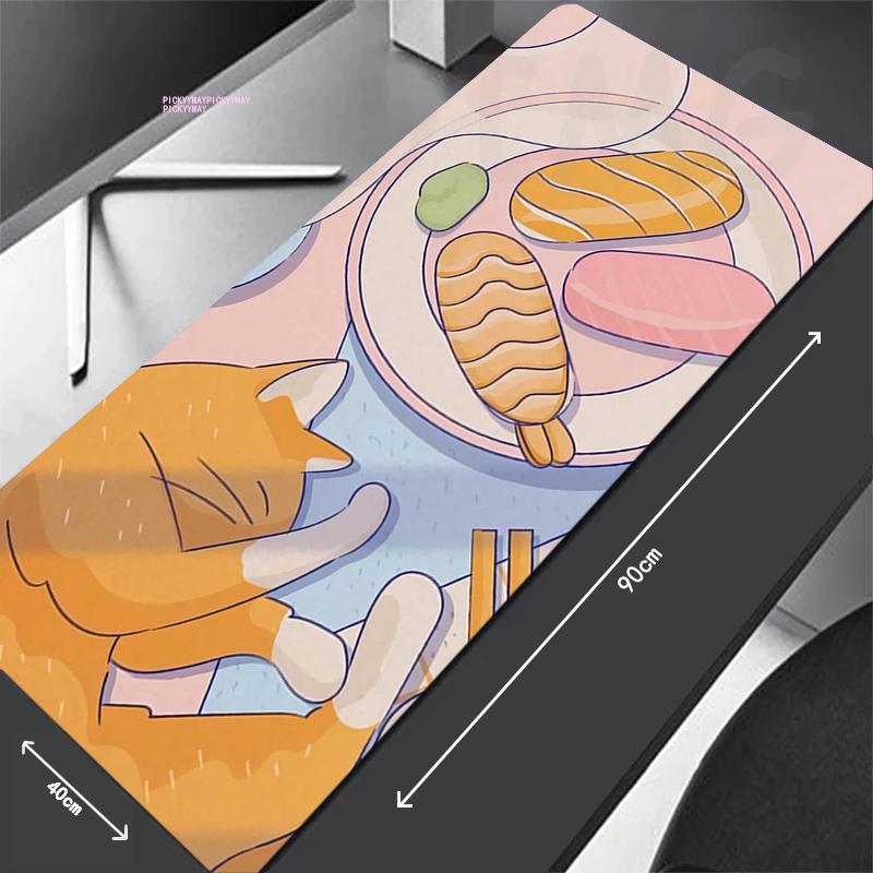 Cute Mouse Pads Gaming Mousepad Waterproof Gamer Mouse Mat Rubber Keyboard Mats Desk Pad Mousepads XXL xcm For Computer