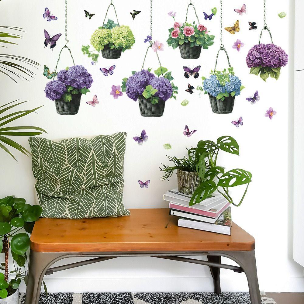 Removable Wall Mural DIY Wall Art NEW Potted Plant Decals Home Decor