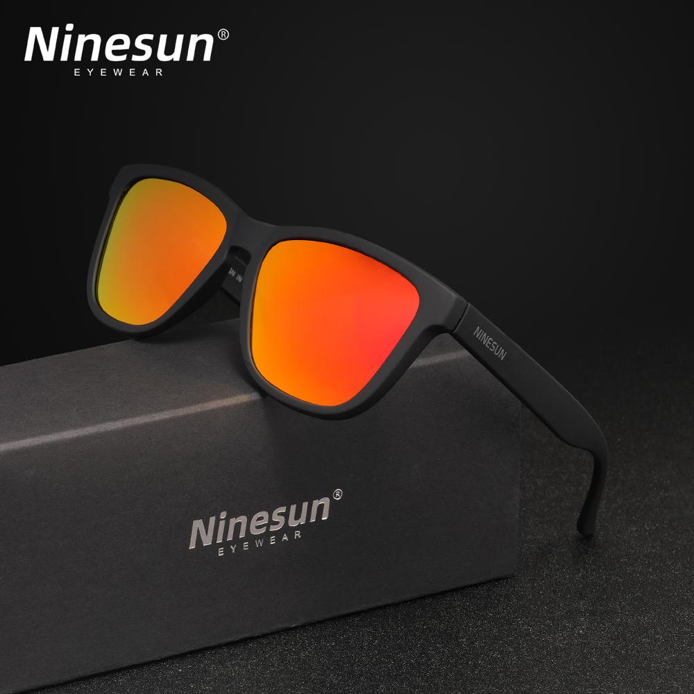 NINESUN Модные мужские солнцезащитные очки поляризованные UV400 солнцезащитные очки сверхлегкие TR90 женские очки для рыбалки вождения на открытом воздухе