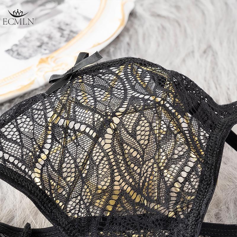 Lace Panties for Women Sexy and Fashion with Leaf Pattern Lace Underwear Pantie Ultra-thin See-through G-string Underwear Thong