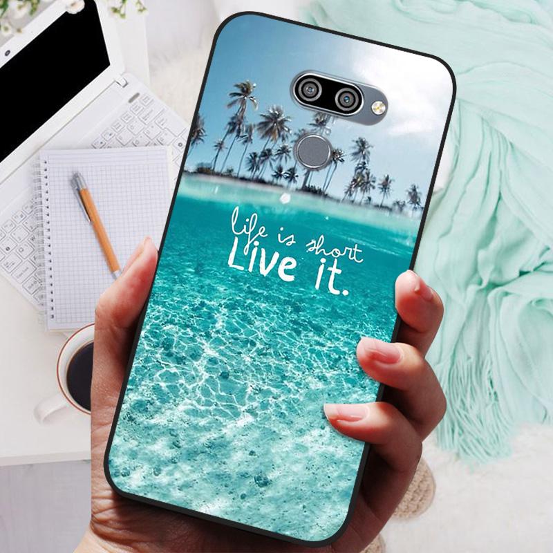 for LG K50 Q60 Case K 50 Soft TPU Silicone Phone Covers for LG Q60 LGK50 K 50 LGQ60 Case Bumper Q 60 Shockproof Coque Cover