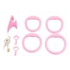 Negative Water Drop Chastity Cage for Men Femboy Hidden Wear Advanced BDSM Training with 4/6 Rings Cock Cage Adult Sex Toys Men