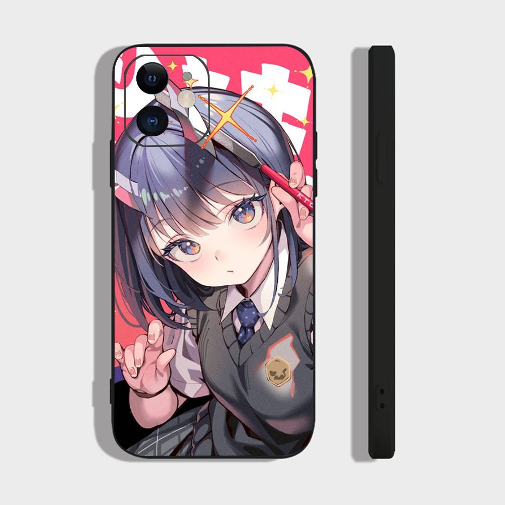 Чехол для телефона Ruri D-Dragon Manga для iPhone 17 Air 16 15 14 13 Pro Max 11 12 Черный силиконовый чехол