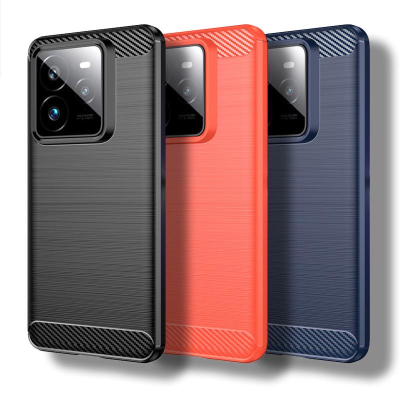 For Realme GT 7 Pro Case Realme GT7 Pro 6T 6 5 3 7T Cover Carbon Fiber Shockproof Silicone Bumper For Realme GT Neo 6T 6 5