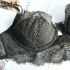 DKGEA Сексуальный комплект нижнего белья с кружевным бюстгальтером больших размеров