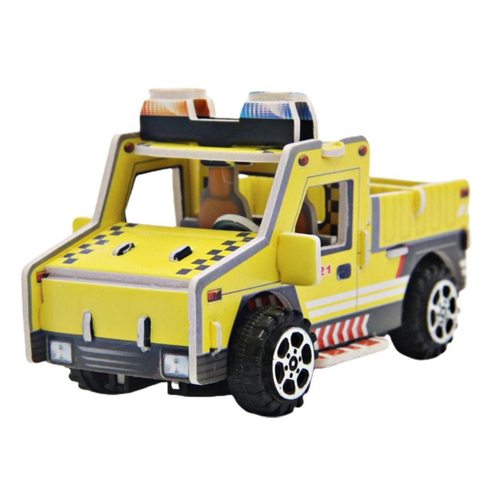 Бумажный мультяшный домик Бумажный игрушечный домик 3D-пазл Игрушечный автомобиль Подарки на день рождения