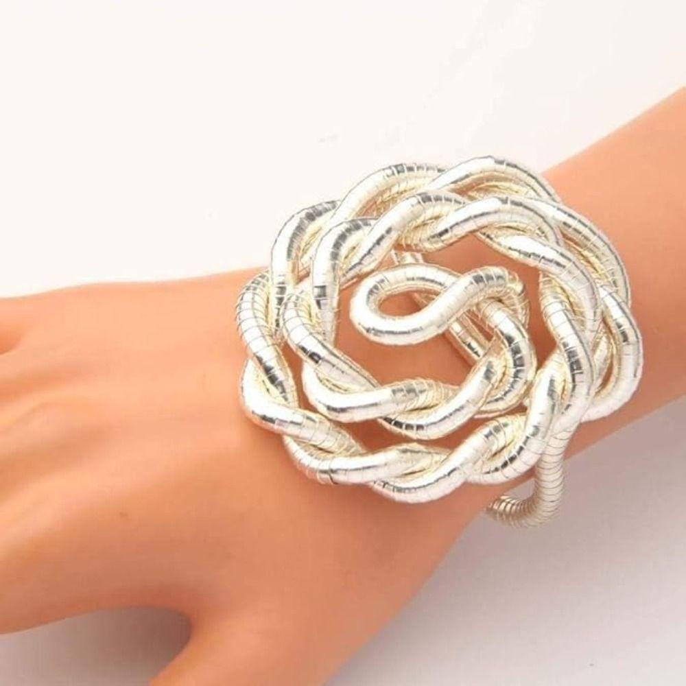 Alloy Bendable Snake Necklace Gold Color Bracelet New Flexible Choker Jewelry Accessories