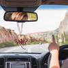 Yousheng Стразы Стрекоза Автомобильный Подвесной Орнамент Блестящий Подвеска на Зеркало Заднего Вида для Автомобиля Сверкающее Украшение Салона для Женщин