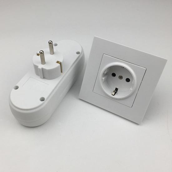 Адаптер розетки Вилки Преобразователь мощности Компактный Портативный 250 В/16 А Вход