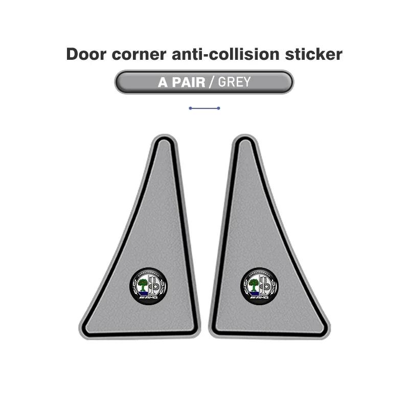 2pcs Car Door Corner Cover Anti Collision Bumper Sticker For Mercedes Benz AMG A B C E S G Class A180 CLK CLA GLE GLC W212 C200