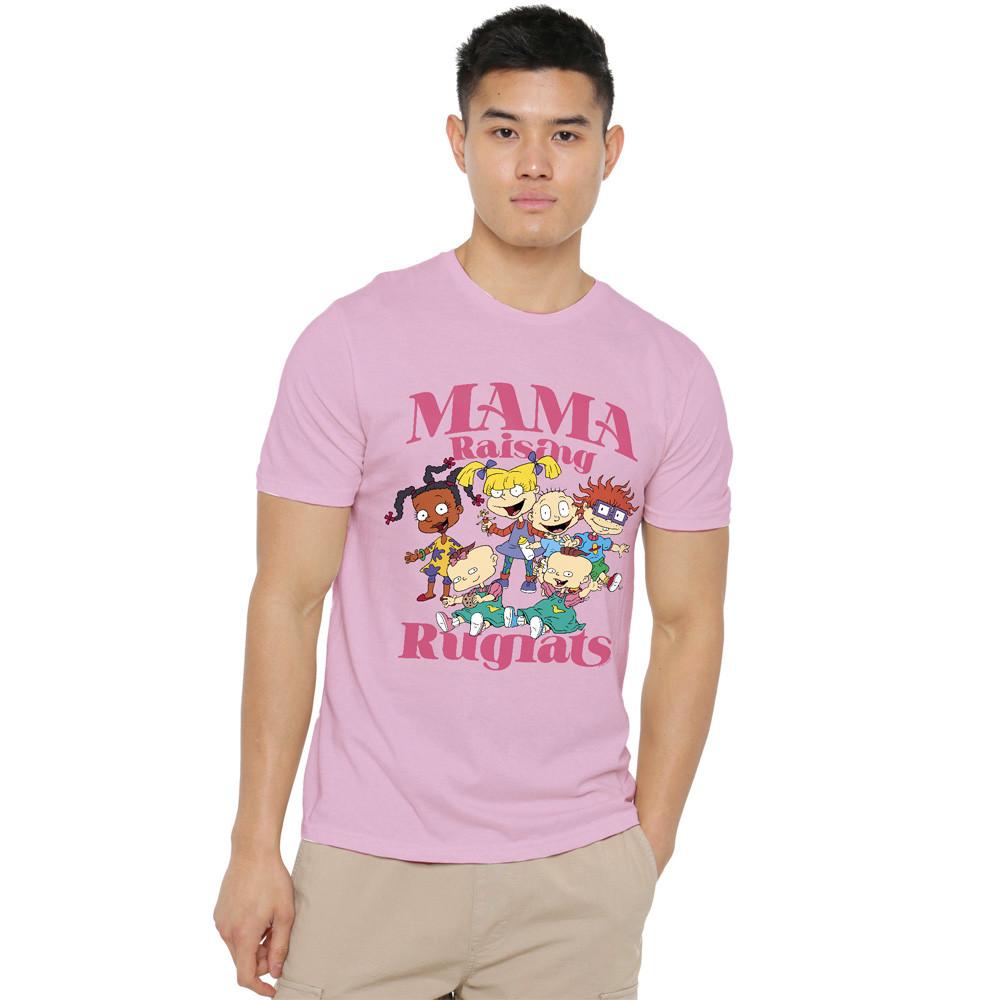 Rugrats Mother'S Day Mama Raising Rugrats T Shirt S-4XL Pink