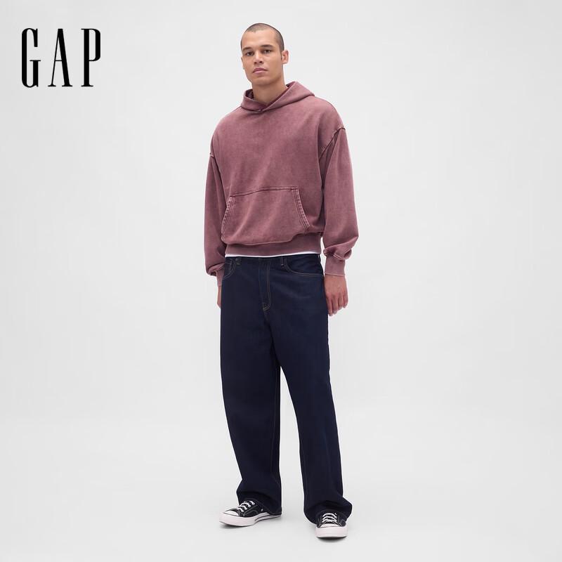Gap Унисекс плотная худи с начесом, стираная
