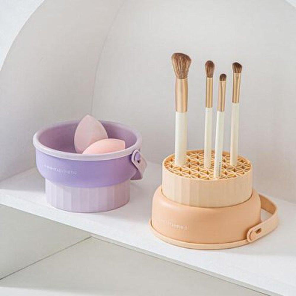 Inathome All-in-one Makeup Brush Cleaner Set Brush Washer