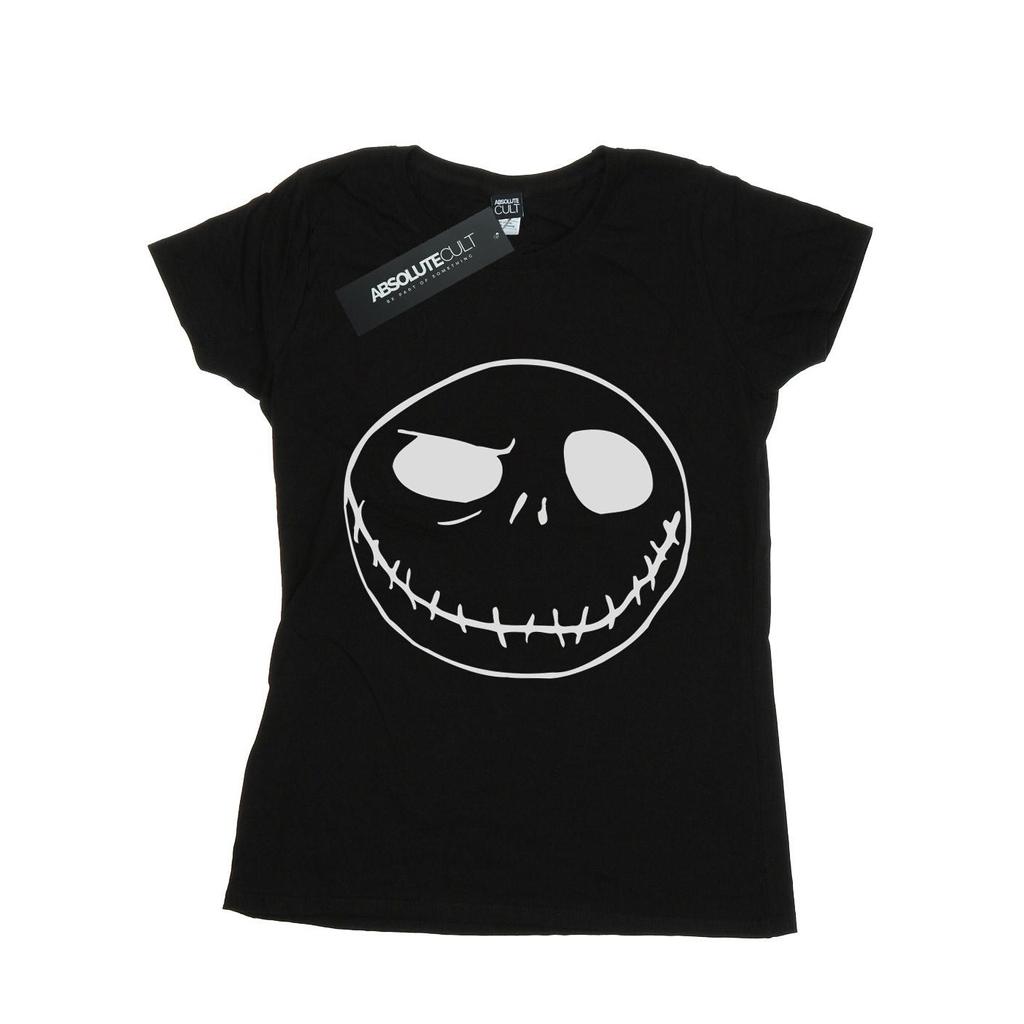 Disney Womens/Ladies Nightmare Before Christmas Jack´s Big Face Cotton T-Shirt