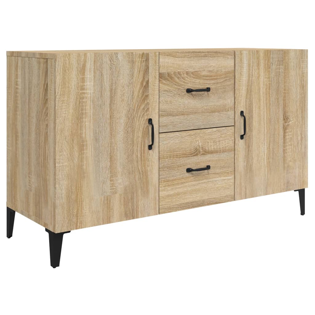 Vidaxl Komoda, Dąb Sonoma, 100X36X60 Cm, Materiał Drewnopochodny