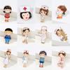 Nurse Cute Jewelry Medical Brooches Stethoscope Colorful Heartbeat Shape Enamel Hospital Doctor