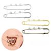 1PCs Multicolor 3 Holes Brooch for Jewelry Making DIY Accessories Handmade Pins & Brooches for Women 64*16mm