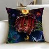 popular rapper Trippie Redd Cushion Cover Soft  EasyWash Pillow Case  Versatile for Couch Bed Travel and Office