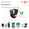 NTEUMM Wireless 2D Bluetooth Wearable Barcode Scanner