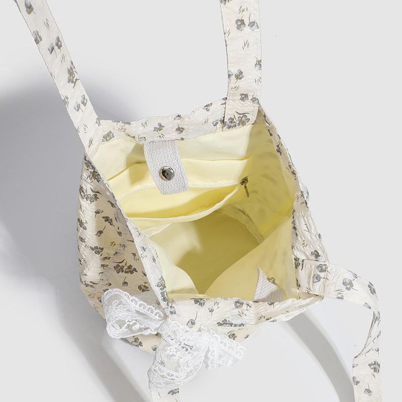 Маленькая цветочная ретро-маленькая свежая сумка через плечо, сумка высокого уровня внешнего вида