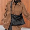 Кожаная женская сумка, высококачественная сумка-тоут, осенне-зимняя, свободная сумка через плечо, женская сумка