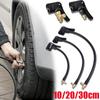 30/20/10 см зажим для накачивания шин автомобиля 2 в 1 удлинитель для накачивания шин автомобиля адаптер для электрического насоса аксессуар