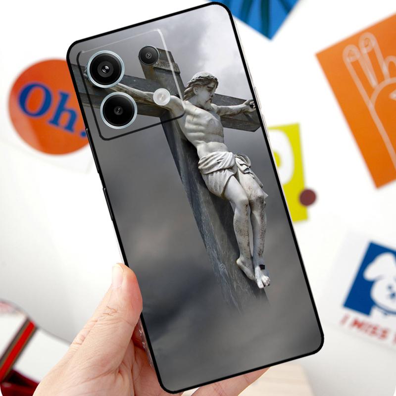 Бог Иисус Христос Христианский Чехол Для Xiaomi Redmi Note 14 13 10 11 12 Pro 11S 12S Чехол Для Redmi 15 14C 10C 12C 13C 15C