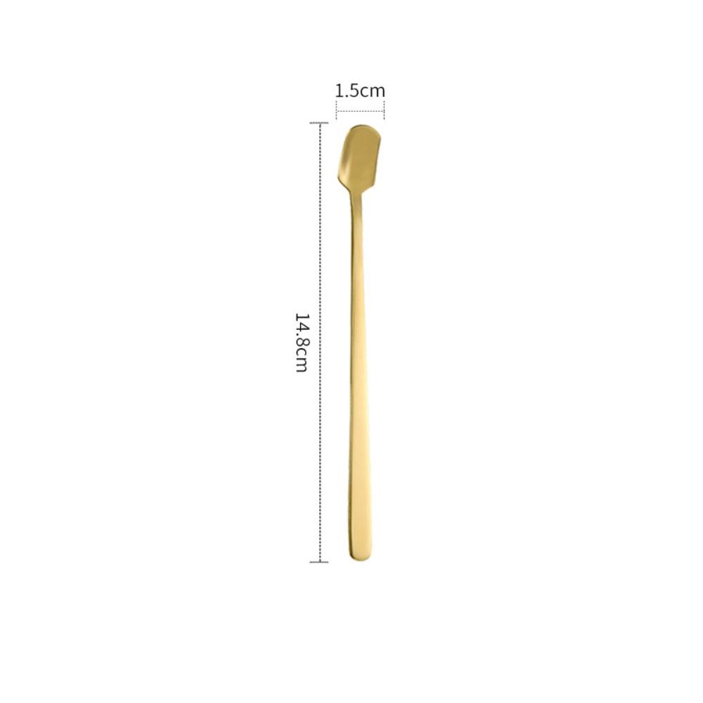 Thickened Coffee Mixing Spoon 304 Stainless Steel Gold Cutlery High Quality Small Spoon
