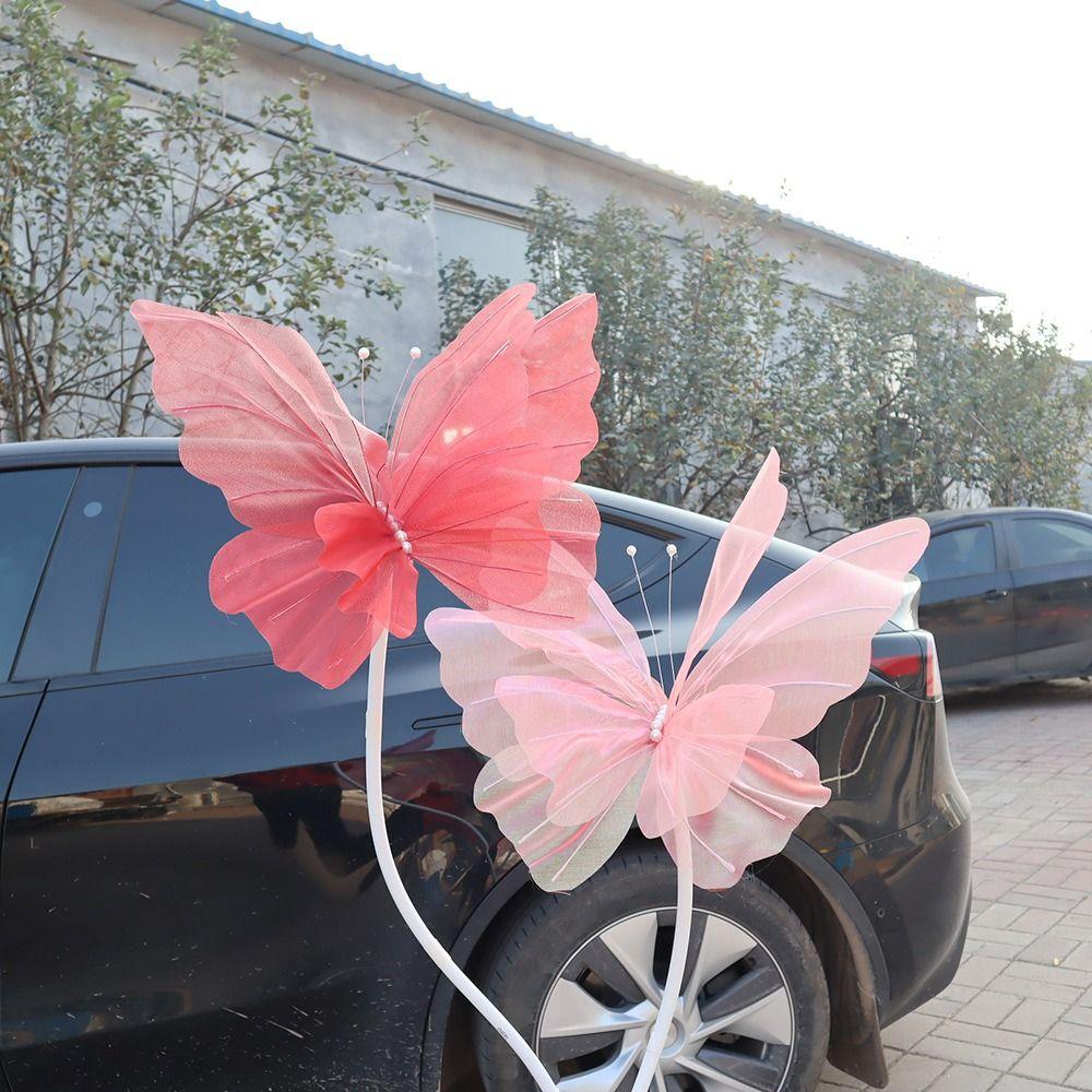 50cm Artificial Butterfly Giant Gauze Three-dimensional Butterfly New Fake Butterfly