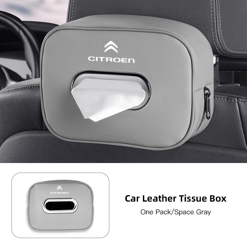 JYRN8 High-capacity Car Interior Tissue Box Kleenex Storage Bag Accessories For Citroen C1 DS3 C2 C3 Vts C4 Saxo C4L C5 C6 C8 Xsara