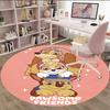 1pc Paw36 Carpet, Round Rug, Comfortable, Suitable for Entryways, Living Rooms, Office, And Bedrooms, Christmas Decoration