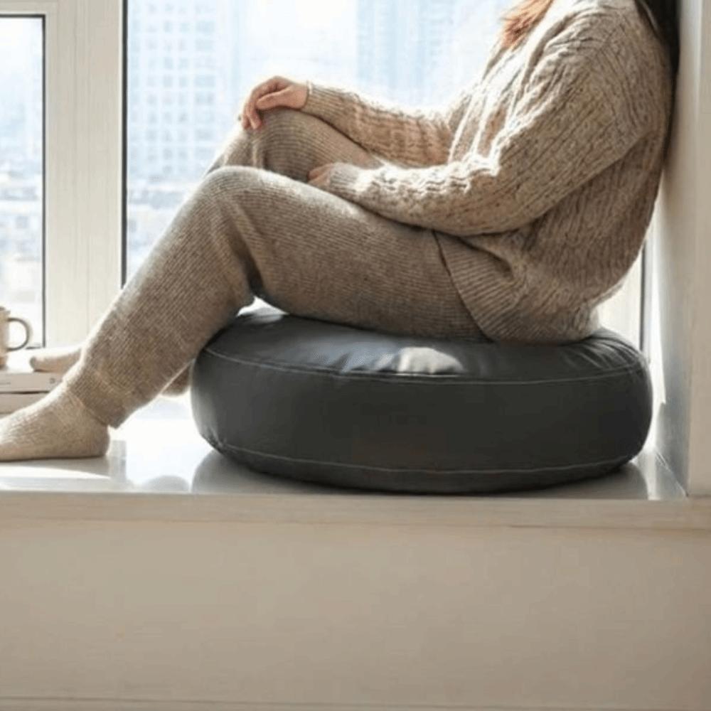 Thicken Chair Cushion with Filling Floor Seat Mat Minimalist Style Chair Pad Dorm Use
