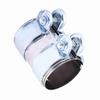 2inch Stainless Steel   Exhaust Band Clamp Muffler Catback Pipe Connector WCelsius