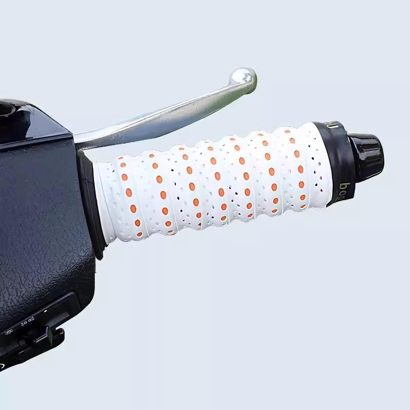 Нескользящие силиконовые мотоциклетные ручки руля – Цветные, мягкие, водонепроницаемые для лета