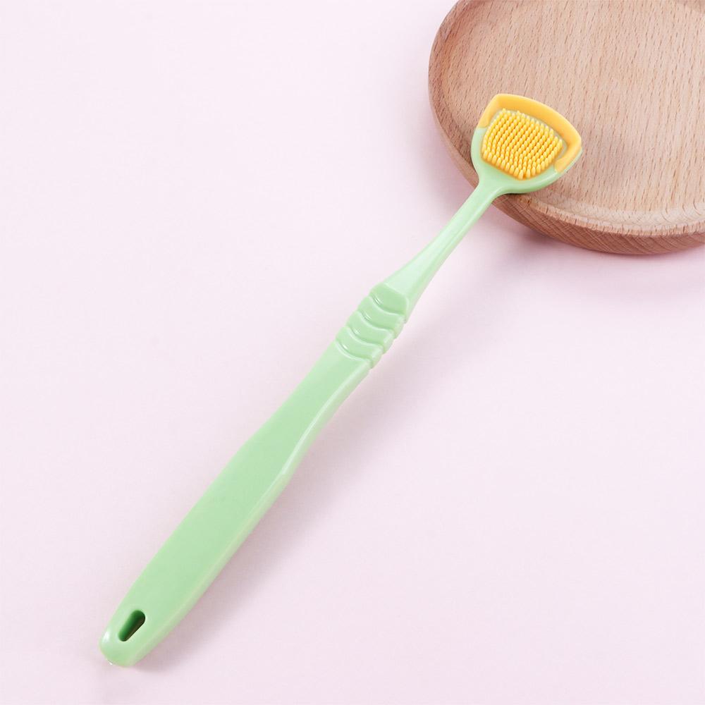Головка Устранение неприятного запаха изо рта Щетка для чистки языка Очиститель языка Скребок для языка Щетка для чистки полости рта