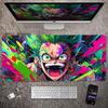 Печать высокого разрешения Кожаный коврик для мыши ONE PIECE Увеличенный коврик для компьютерной клавиатуры Анимация Офис Луффи Ророноа Зоро Киберспорт Игровой настольный коврик