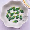 50pcs Resin Mini Colorful Christmas Snowman Tree Snowflower Deer Flat Back Figurines Nail Art DIY Scrapbooks  Accessories