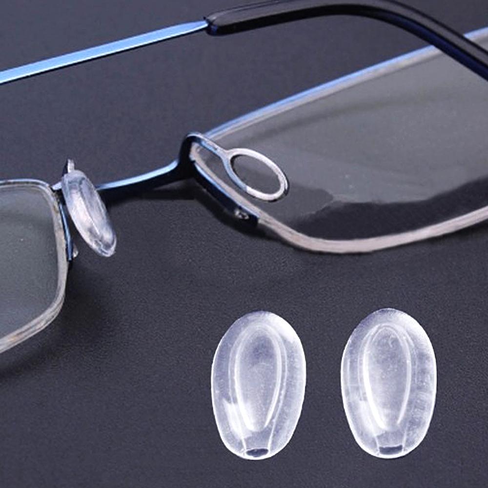 10Pairs(20шт)Очки Мягкие силиконовые носоупоры вставляемые для пластиковых и металлических очков