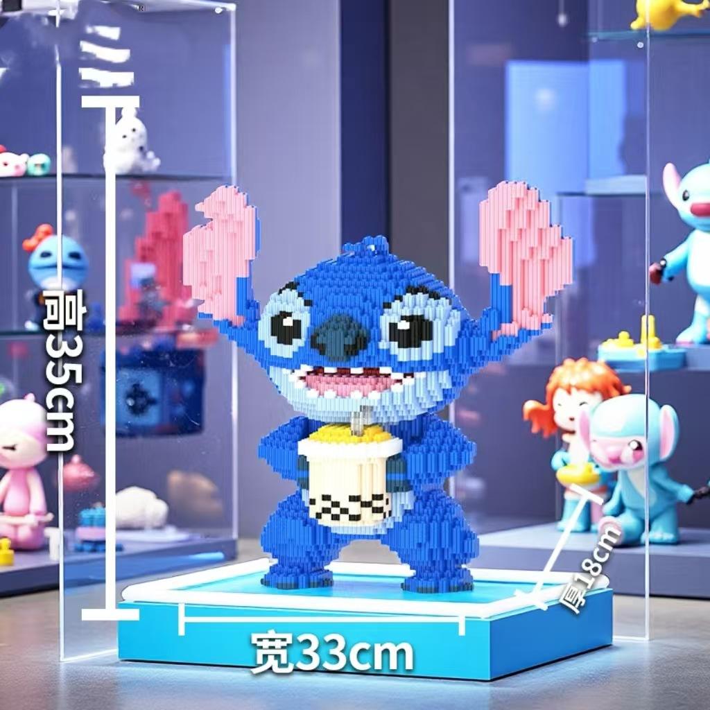 Stitch building blocks small particle puzzle assembled children's toys adult gifts