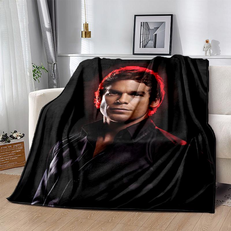 Dexter Flannel Blanket Soft Warm All-Season Throw, Design for Camping, Car Travel, Hiking Sofa, Bed, Office Perfect Gift for Parties