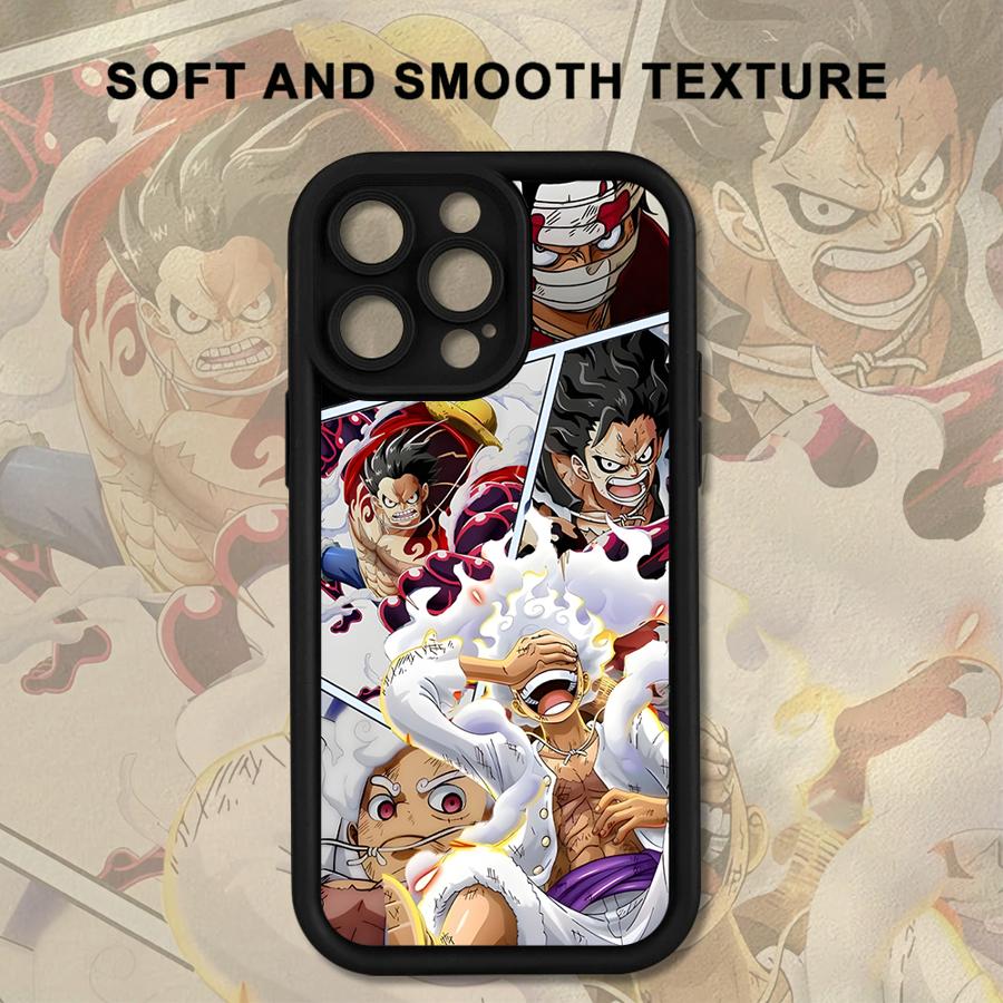 One Piece Luffy Крутой чехол для iPhone XR 17 Air XS Max 16e 15 16 14 Plus 13 12 11 Pro Max Мягкий чехол