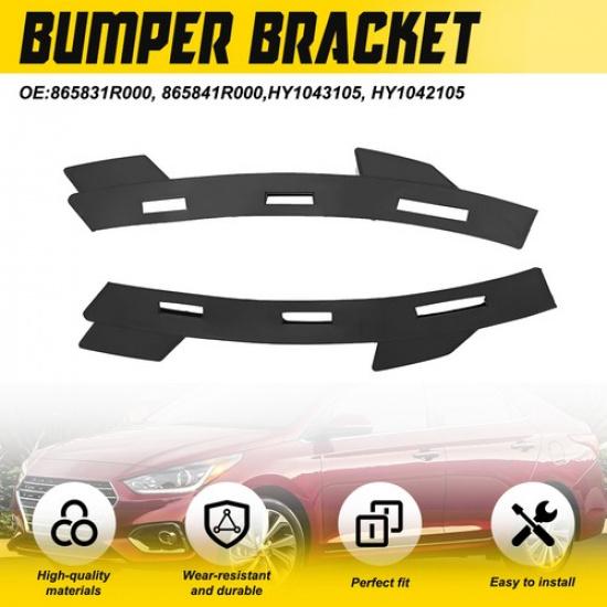 Front Bumper Side Bracket Set Fit For 2012-2017 Hyundai Accent Left & Right 2x