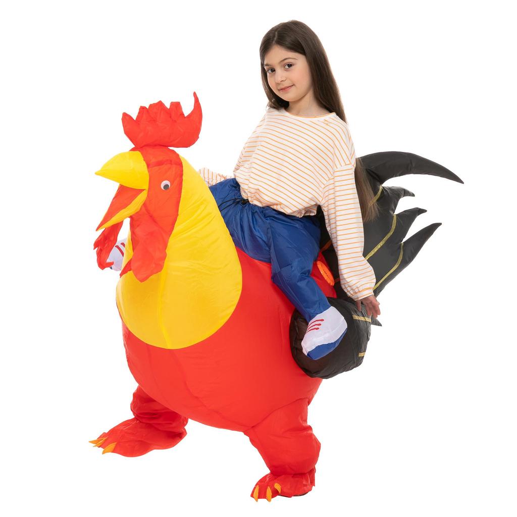 Cute Children's Riding Walking Animal Mount Inflatable Costume