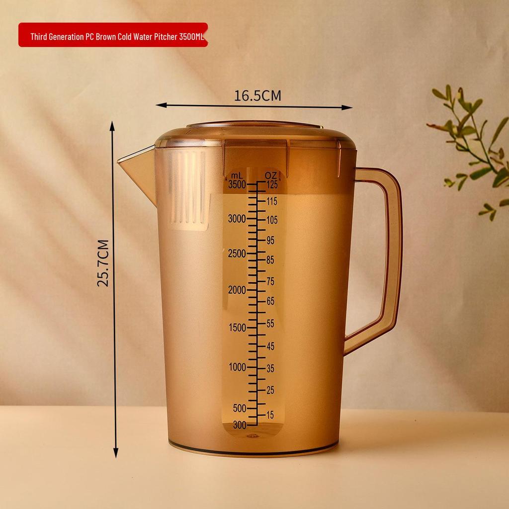 Пластиковый кувшин для холодной воды большой емкости, устойчивый к высоким температурам, для молочного чая, соков и кейтеринга