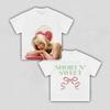 Графическая футболка Sabrina Carpenter Short N' Sweet Tour, Унисекс, Чистый хлопок, Короткий рукав, Уличный стиль, Футболка для женщин и мужчин